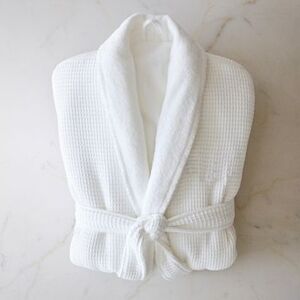 Pottery Barn Waffle Weave Resort Robe Unisex Size Large EUC